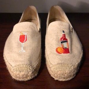 Soludos Aperol Spritz Platform Espadrilles